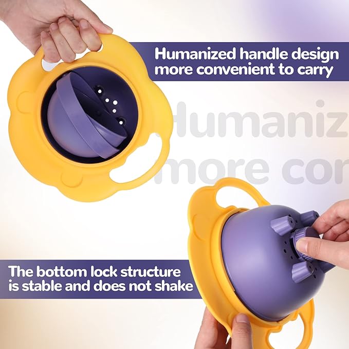Magic Baby Bowl |Fun & Play Feeding Product For Kids| Portable | Non Spill |